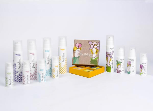 清新插畫風(fēng)格護(hù)膚品包裝設(shè)計(jì)